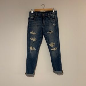 Joe’s distressed jeans